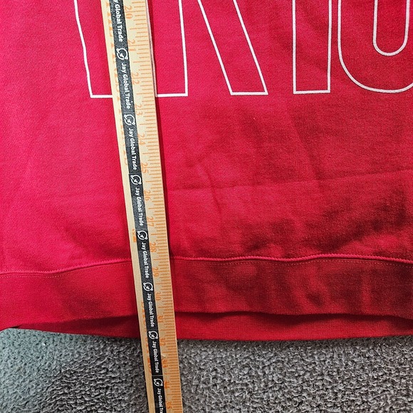 NEW AKOO Sweater Men 3XL Fleece Lined Manassehy Hip Hop Red Cool - Picture 9 of 10